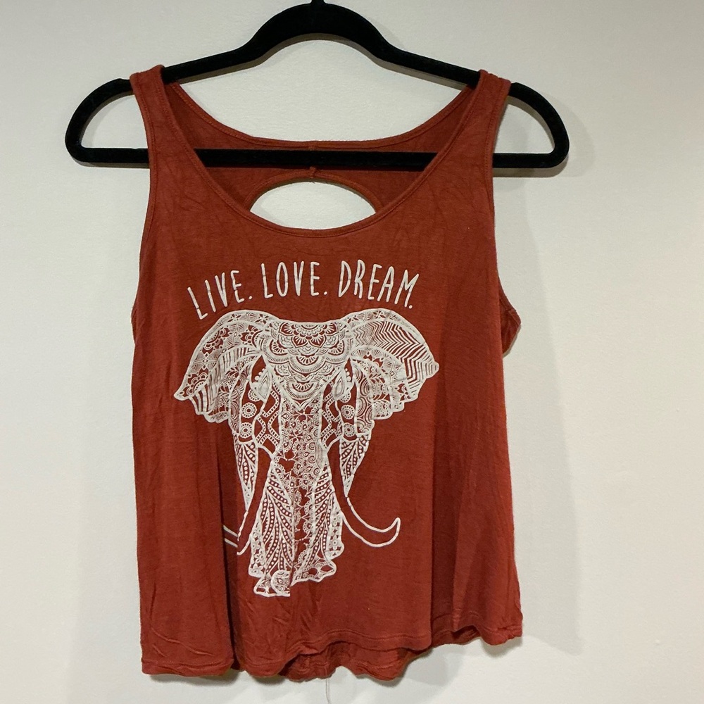 Rue21 Burnt Orange Tank Top